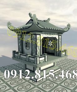 Thiết kế xây mẫu miếu thờ đá đẹp cho gia đình, công ty, doanh nghiệp tại Hà Nội kích thước chuẩn phong thủy