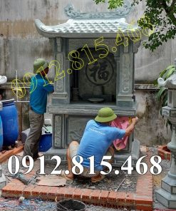 Mẫu miếu thờ thần linh đá xanh rêu đẹp bán tại Bắc Ninh, Bắc Giang - Am thờ thần linh tại Bắc Ninh