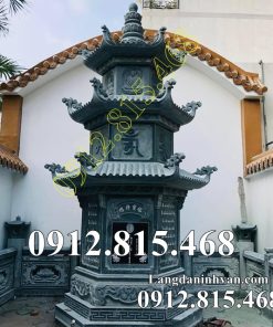 Xây mẫu mộ tháp đá xanh rêu đẹp để tro cốt, hài cốt bán tại Lâm Đồng - Mộ tháp đẹp tại Lâm Đồng, Bình Thuận, Đắk Nông