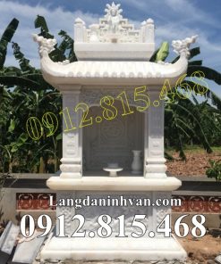 Mẫu am thờ đá trắng đẹp bán tại Vĩnh Long, Trà Vinh, Bến Tre - Am thờ để tro cốt, thờ thần linh tại Vĩnh Long