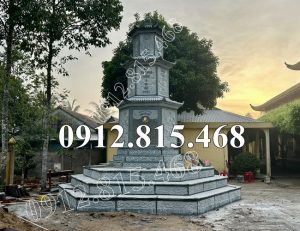 ĐN43 Tháp đá đẹp bán tại Đà Nẵng – Xây tháp để tro cốt, hài cốt tại Đà Nẵng, Quảng Nam