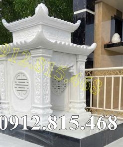 Mẫu am thờ đá trắng đẹp bán tại An Giang, Kiên Giang - Am thờ để tro cốt, thờ thần linh tại An Giang