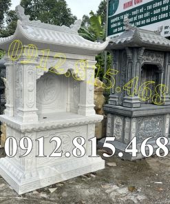 Mẫu am thờ đá trắng đẹp bán tại Lâm Đồng, Đắk Nông, Bình Thuận - Miếu thờ thần linh sơn thần, thổ địa, quan thần linh tại Lâm Đồng