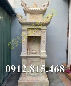 Mẫu am thờ đá vàng đẹp bán tại Đồng Tháp, Tiền Giang - Am thờ tro cốt, thờ thần linh tại Đồng Tháp