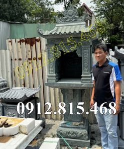 Mẫu am thờ đá xanh rêu đẹp bán tại Bình Thuận - Am thờ để tro cốt, thờ thần linh đẹp tại Bình Thuận