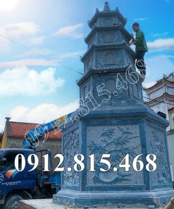 Mẫu bảo tháp sư, bảo tháp chùa đẹp bán tại Đắk Lắk, Phú Yên - Bảo tháp đá để tro cốt, hài cốt tại Đắk Lắk