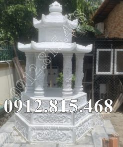 Mẫu mộ tháp thờ cốt đá trắng đẹp bán tại Đà Nẵng, Quảng Nam - Tháp đá để tro cốt tại Đà Nẵng