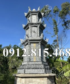 Mẫu tháp đá đẹp để tro cốt, hài cốt bán tại Huế - Mộ tháp phật giáo tại Thừa Thiên Huế