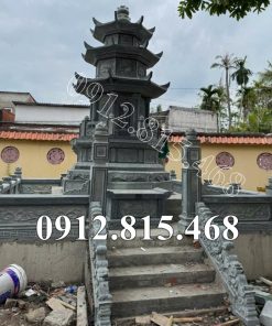 Mẫu tháp đá lục giác, bát giác đẹp bán tại Đà Nẵng, Quảng Nam - Mộ bảo tháp để tro cốt, hài cốt tại Đà Nẵng