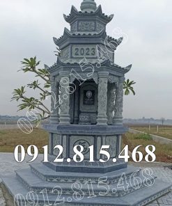 Mẫu tháp mộ đá lục giác đẹp bán tại Đà Nẵng, Quảng Nam - Tháp mộ thờ tro cốt tại Đà Nẵng