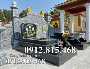 HP1516 Mộ đá granite đẹp bán tại Hải Phòng – Mộ đá hoa cương ở Hải Phòng