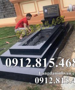 Mẫu mộ đá đẹp bán tại Hà Nội - Mộ ốp đá hoa cương, granite tại Hà Nội