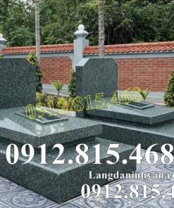 Mẫu mộ đá granite đơn giản, hiện đại đẹp bán tại Hà Nội - Mộ đá khối tại Hà Nội