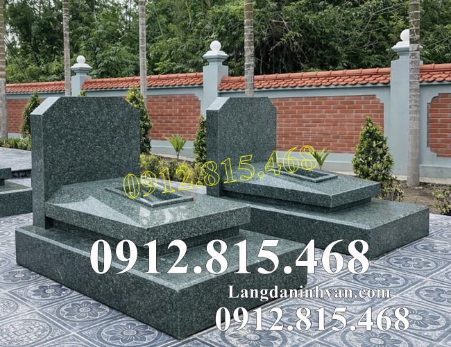Mẫu mộ đá granite đơn giản, hiện đại đẹp bán tại Hà Nội - Mộ đá khối tại Hà Nội