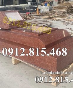 Mẫu mộ đá granite nguyên khối đơn giản hiện đại đẹp bán tại Thái Nguyên - Mộ đá hoa cương đẹp tại Thái Nguyên