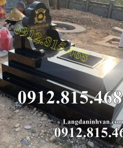 Mẫu mộ đá hoa cương đơn giản hiện đại đẹp bán tại Phú Thọ - Mộ đá hoa viên tại Phú Thọ