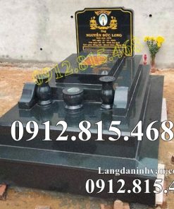 Mẫu mộ đá hoa cương nguyên khối đẹp bán tại Hà Nội - Mộ đá đẹp tại Hà Nội