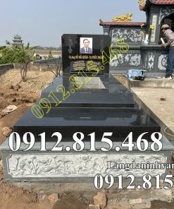 Mẫu mộ đá hoa cương nguyên khối đẹp bán tại Phú Thọ - Mộ đá đẹp tại Phú Thọ