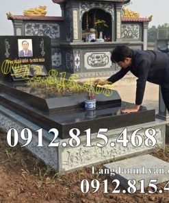 Mẫu mộ đá hoa cương nguyên khối đẹp bán tại Thái Nguyên - Mộ đá hoa viên tại Thái Nguyên