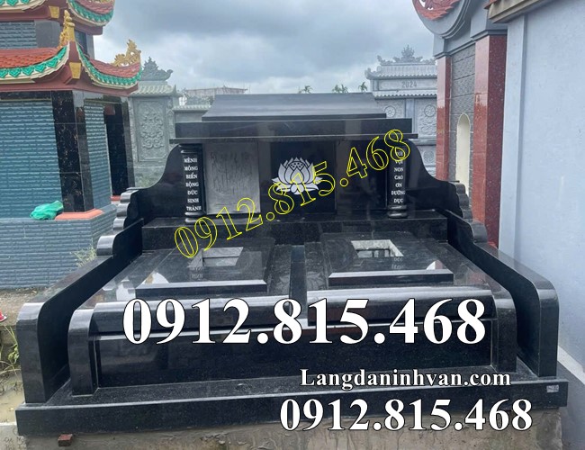 Mẫu mộ đôi đá granite đẹp bán tại Hà Nội - Mộ đôi đẹp tại Hà Nội
