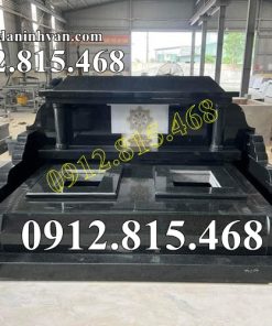 Mẫu mộ đôi đá granite đẹp bán tại Quảng Ninh - Mộ đôi tại Quảng Ninh