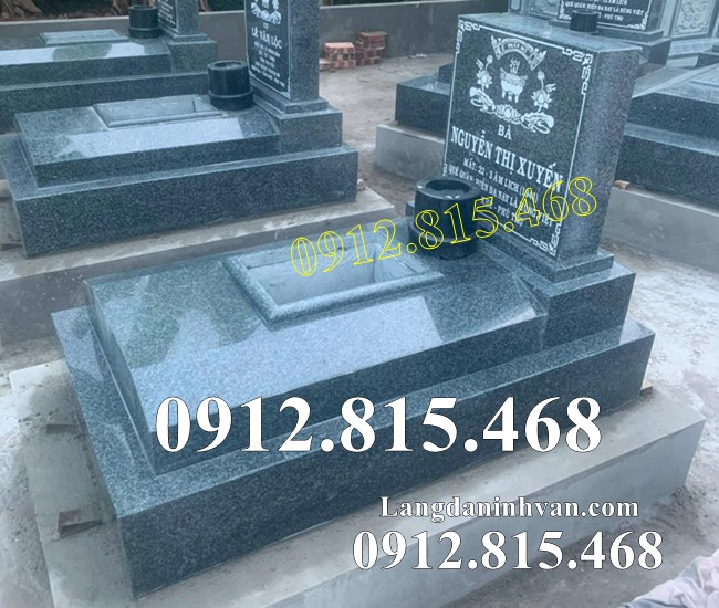Mẫu mộ ốp đá hoa cương đẹp bán tại Thái Nguyên - Mộ đá khối tại Thái Nguyên