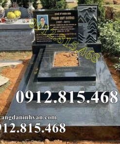 Mẫu mộ ốp đá hoa cương nguyên khối đẹp bán tại Quảng Ninh - Mộ đá hoa viên tại Quảng Ninh