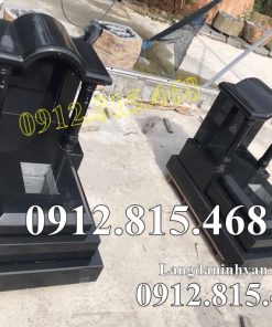 Mẫu mộ tam cấp đá granite đẹp bán tại Thái Nguyên - Mộ tam cấp tại Thái Nguyên