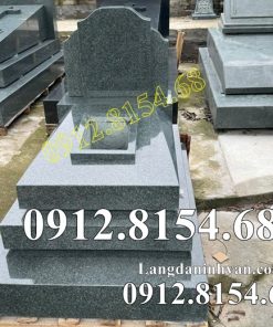 Mẫu mộ tam cấp đá hoa cương đẹp bán tại Hà Nội - Mộ đá granite tại Hà Nội