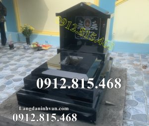 QN14 Mộ đá granite đẹp bán tại Quảng Ninh – Mộ đá hoa cương ở Quảng Ninh
