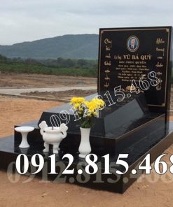 ĐN43 Mộ đá hoa cương đẹp bán tại Đà Nẵng – Chụp mộ đá granite tại Đà Nẵng