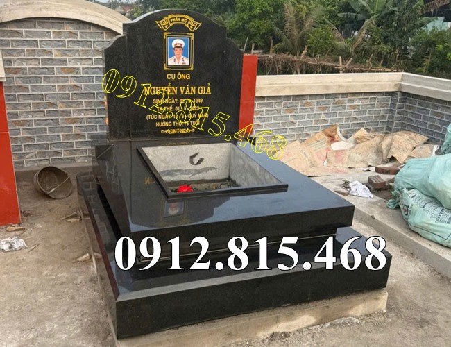 LC25 Mộ đá hoa cương đẹp bán tại Lai Châu – Mộ đá granite tại Lai Châu