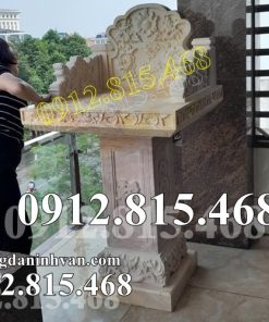 Mẫu bàn thờ thiên đá vàng đẹp bán tại Thủ Dầu 1, Bến Cát, Thuận An, Dĩ An, Bàu Bàng, Dầu Tiếng, Tân Uyên, Bắc Tân Uyên