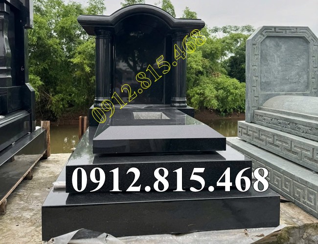 Mẫu mộ đá hoa cương kim sa Ấn Độ đẹp bán tại Lai Châu - Mộ đá granite đẹp tại Lai Châu