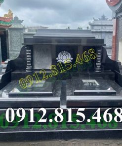 Mẫu mộ đôi đá hoa cương đẹp thiết kế hiện đại 040 – Mộ đá đôi đẹp