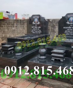 Mẫu mộ đôi đá hoa cương kim sa Ấn Độ hiện đại đẹp - Chụp mộ đôi đá granite