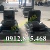 Mẫu mộ đôi đá hoa cương tam cấp đẹp 050 – Mộ đôi đá granite