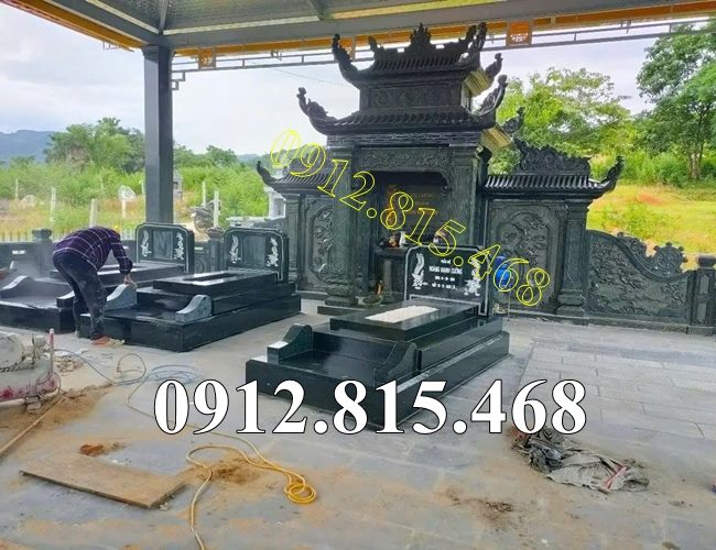 Địa chỉ bán lăng mộ đá xanh rêu tại Bắc Ninh, Bắc Giang - Mẫu lăng mộ đẹp bán tại Bắc Ninh, Bắc Giang