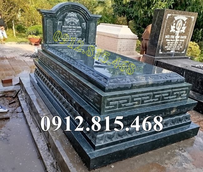 Địa chỉ bán mộ đá xanh rêu, mộ đá tại An Giang, Kiên Giang - Mẫu mộ đá đẹp bán tại An Giang