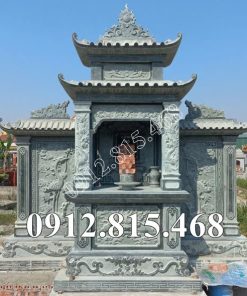 Lăng mộ đá xanh rêu bán tại Thái Nguyên LMXR20 –  Mẫu lăng mộ đẹp tại Thái Nguyên, Bắc Kạn