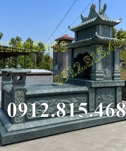 MXR66 Mộ đá xanh rêu bán tại Đồng Tháp – Mẫu chụp mộ đá đẹp tại Đồng Tháp, Tiền Giang