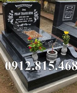 Mẫu lăng mộ đá hoa cương đơn giản đẹp bán tại Hà Tĩnh - Mộ đá hoa cương tại Hà Tĩnh