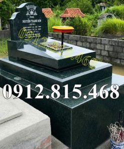 Mẫu mộ, chụp mộ để tro cốt đá xanh rêu đẹp bán tại An Giang, Kiên Giang - Mộ đá để tro cốt tại Kiên Giang