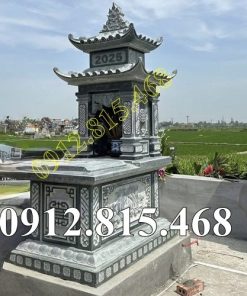 Mẫu mộ, chụp mộ để tro cốt đá xanh rêu đẹp bán tại Cà Mau, Bạc Liêu - Mộ đá bán tại Bạc Liêu