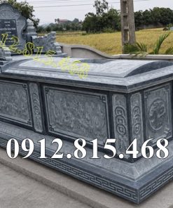 Mẫu mộ, chụp mộ kim tĩnh để hài cốt đá xanh rêu đẹp bán tại An Giang, Kiên Giang - Mộ đá để hài cốt tại Kiên Giang