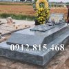Mẫu mộ đá xanh rêu đẹp đơn giản bán tại Quảng Ninh MXR14 – Mộ đá Quảng Ninh