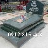 Mẫu mộ đá xanh rêu đơn giản đẹp bán tại Hưng Yên MXR89 – Mộ đá Hưng Yên, Thái Bình