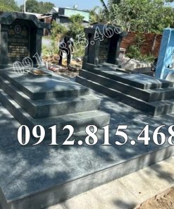 Mẫu mộ đôi đá hoa cương đẹp bán tại Hà Tĩnh - Mộ đá đôi đẹp tại Hà Tĩnh