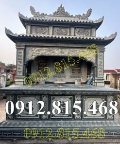 Mộ đá xanh rêu đẹp bán tại Hà Nội MXR30 –  Mộ đá đẹp