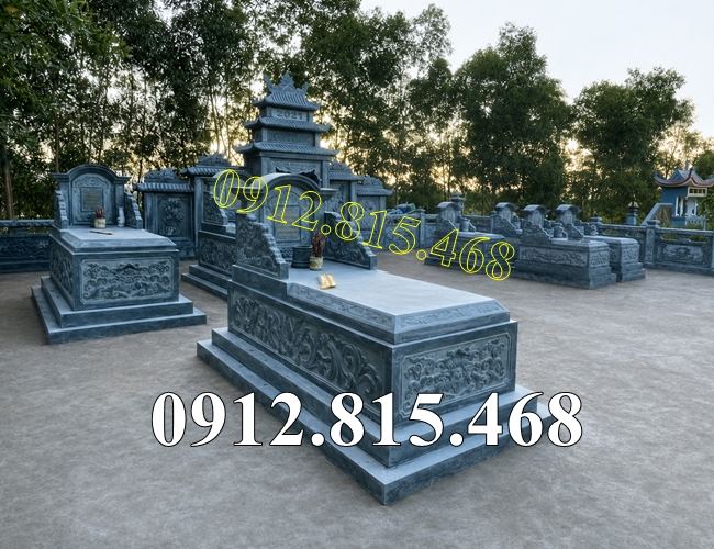 Địa chỉ bán mộ đá xanh rêu, mộ đá tại Sơn La - Mẫu mộ đá đẹp bán tại Sơn La